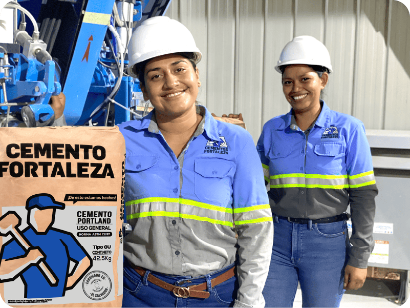 Trabajadora de Cementos Fortaleza
